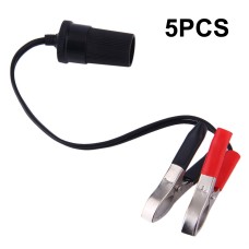 5 PCS Car Inflatable Pump Battery Clip Emergency Battery Connection Cable