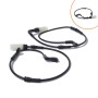 2 PCS Car Front Rear Brake Pad Sensor Cable 34356789492 34356789493 for BMW E60 2003-2010