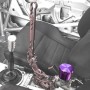 XH-BK017 Car Racing Drift Modified Aluminum Alloy CNC Competitive Hydraulic Handbrake Oil Tank Pot (Purple)