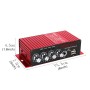 MA-130 2CH Car Amplifier Audio, Support Bluetooth, MP3, USB, FM, TF with Remote Control DC 12V