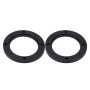 2 PCS 4 inch Car Auto ABS Loudspeaker Base Protection Hollow Cover Holder Mat, Inner Diameter: 10cm