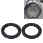 2 PCS 5 inch Car Auto ABS Loudspeaker Base Protection Hollow Cover Holder Mat, Inner Diameter: 12.5cm