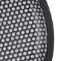 12 inch Car Auto Metal Mesh Black Round Hole Subwoofer Loudspeaker Protective Cover Mask Kit with Fixed Holder