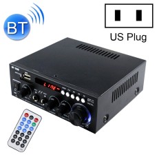 BT-508 110V Домохозяйство / автомобиль Bluetooth-усилитель Hifi Audio Support U-Dish / FM с пультом дистанционного управления, US Plug