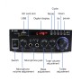 BT-508 110V Household / Car Bluetooth HIFI Amplifier Audio Support U-dish / FM with Remote Control, US Plug