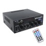 BT-508 220V Household / Car Bluetooth HIFI Amplifier Audio Support U-dish / FM with Remote Control, EU Plug
