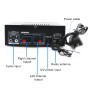 BT-508 220V Household / Car Bluetooth HIFI Amplifier Audio Support U-dish / FM with Remote Control, EU Plug