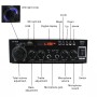 BT-608 110V Household / Car Bluetooth HIFI Amplifier Audio Support U-dish / FM with Remote Control, US Plug