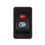 30 Amp 12 Volt Four Plugs LED ON OFF Car Fog Light Switch (Red Light)
