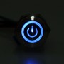 Five Plugs Car Power Switch with Cable, Cable Length: 18cm (Blue)