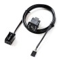 Aux interface + жесткость проводки для BMW Mini One Cooper E39 E53 x5z4 E85 E86 x3 E83, Длина кабеля: 1,5M