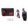 Auto Racing Switch Cover Toggle Switch 12V 20A Panels Red Racing Ignition Switch Panel Engine Start Multi-function Automatic Ignition Switch for Racing Cars