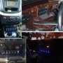 5Pin Multi-function Combination Switch Panel Voltmeter + Cigarette Lighter Socket + Double Lights 6 Way Switches + Dual USB Charger  for Car RV Marine Boat