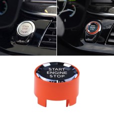 Car Start Stop Engine Crystal Button Switch Replace Cover G / F Underpan for BMW X5 / 6 / 7 Series F1516G12 (Orange)