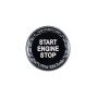 Car Start Stop Engine Crystal Button Switch Replace Cover G / F Underpan for BMW X5 / 6 / 7 Series F1516G12 (Silver)