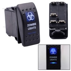 5pin Three Circle Zombie Pattern Универсальный водонепроницаемый IP66 DC12V-24V Хвостовой светильник / выключатель фар для автомобильной RV Marine Boat