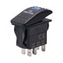 5Pin Universal Waterproof IP66 DC12V-24V Work Light Power Switch for Car RV Marine Boat