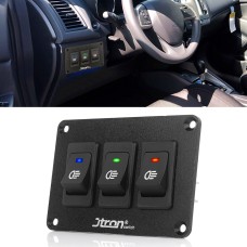 JTRON 12V 30A TUM LIGE PANELENT со светодиодным индикатором для Car RV Marine (Color)