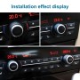Car Temperature Adjustment Switch Air Conditioning Knob with Letter for BMW 5 Series / 6 Aeries / 7 Aeries GT