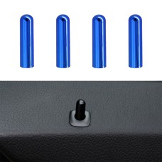 4 PCS Car Unlock Cover Door Bolt Door Handle for BMW X1 / X6(Blue)