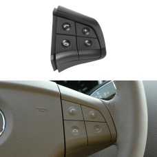 Car Right Side 4-button Steering Wheel Switch Buttons Panel 1648200110 for Mercedes-Benz W164, Left Driving (Black)