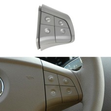 Car Right Side 4-button Steering Wheel Switch Buttons Panel 1648200110 for Mercedes-Benz W164, Left Driving (Grey)