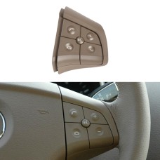 Car Right Side 5-button Steering Wheel Switch Buttons Panel 1648200110 for Mercedes-Benz W164, Left Driving (Coffee)