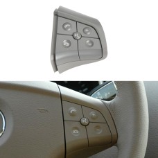 Car Right Side 5-button Steering Wheel Switch Buttons Panel 1648200110 for Mercedes-Benz W164, Left Driving (Grey)