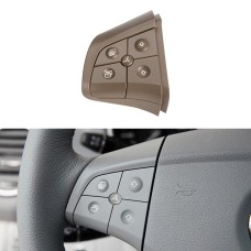 Car Left Side 5-button Steering Wheel Switch Buttons Panel 1648200010 for Mercedes-Benz W164, Left Driving (Coffee)