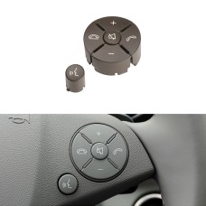 Car Right Side Steering Wheel Switch Buttons Panel for Mercedes-Benz W204 2007-2014, Left Driving(Brown)