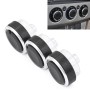 3 PCS Air Conditioning Control Panel Knob Button Switch for Ford Focus (Black)