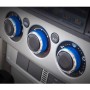 3 PCS Air Conditioning Control Panel Knob Button Switch for Ford Focus (Blue)