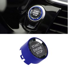 Кристаллический переключатель кнопки «Кристалл» с одним ключом для BMW, с началом и остановкой стиля (синий)