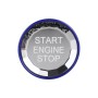 Car Crystal One-key Start Button Switch for BMW, with Start and Stop A Style (Blue)