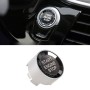 Car Crystal One-key Start Button Switch for BMW, with Start and Stop A Style (Silver)