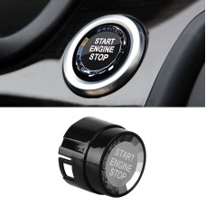 Кристаллический переключатель кнопки «Кристалл» с одним ключом для BMW, без запуска и остановки стиля B (черный)