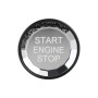 Car Crystal One-key Start Button Switch for BMW, without Start and Stop B Style (Black)