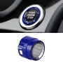 Car Crystal One-key Start Button Switch for BMW, without Start and Stop B Style (Blue)