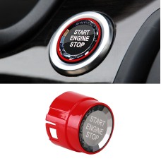 Car Crystal One-key Start Button Switch for BMW, without Start and Stop B Style (Red)