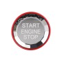 Car Crystal One-key Start Button Switch for BMW, without Start and Stop B Style (Red)