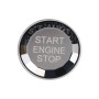 Car Crystal One-key Start Button Switch for BMW, without Start and Stop B Style (Silver)