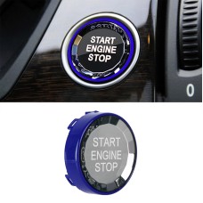 Car Crystal One-key Start Button Switch for BMW, C Style (Blue)