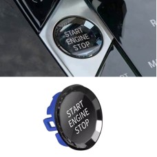 Car Crystal One-key Start Button Switch for BMW, D Style (Blue)