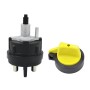 12V 300A Car Selector Isolator Disconnect Rotary Switch Cut (Yellow)