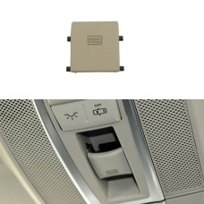Car Dome Light Button Sunroof Window Switch Button for Mercedes-Benz W166 / W292 2012-, Left Driving, Style:Flat(Beige)