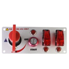 Flip-up Start Ignition Switch Panel and Accessories for Racing Sport (DC 12V)