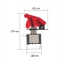 Переключатель с флип -крышкой азота с красным светодиодным индикатором (DIY DIY), красный