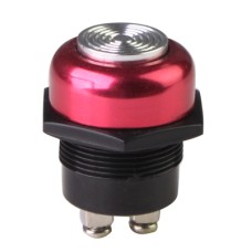 Push Start Ignition Switch for Racing Sport (DC 12V), Electroplated Red(Red)