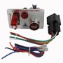 Electroplating Flip-up Start Ignition Switch Panel and Accessories for Racing Sport (DC 12V)