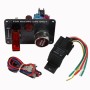 Carbon Fiber Flip-up Start Ignition Switch Panel and Accessories for Racing Sport (DC 12V)